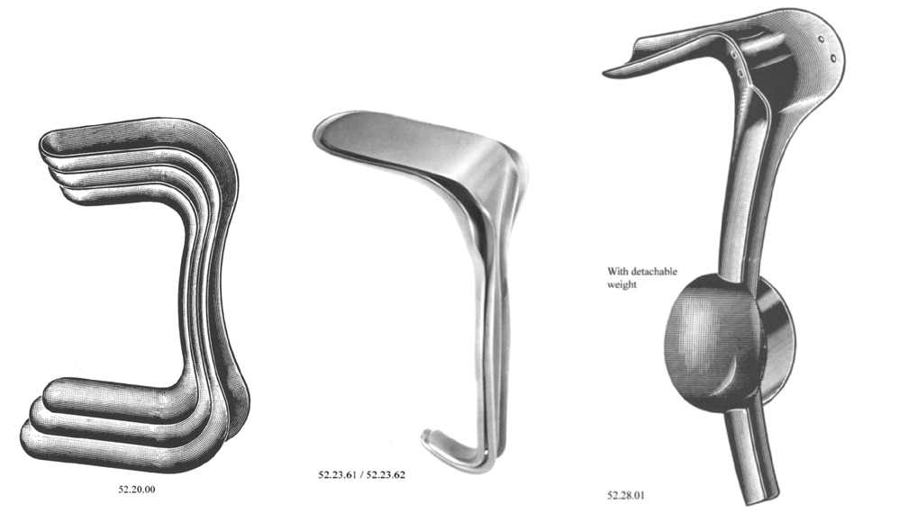 Speculum, vaginal, Sims, Auvard Standard products