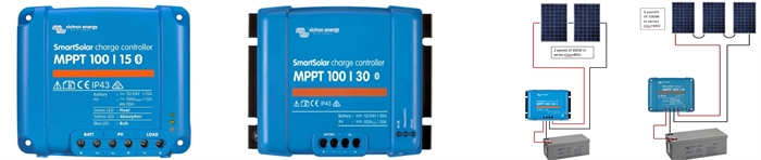 Solar charge regulator, VICTRON MPPT 100V