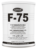 Therapeutic milk, powder, F75