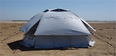 Family tent, geodesic