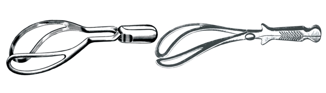 Forceps, obstetrical, Wrigley, Naegele